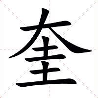 奎 意思|奎（汉语文字）